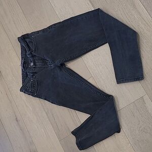 Emporio Armani Jeans Women's sz 29 Skinny Jeans Black Denim Culture Mid Rise